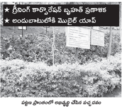పట్టణాల్లో ఇక మరింత పచ్చదనం