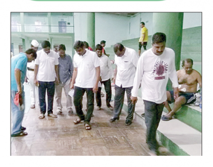 డీఆర్ఆర్ ఇండోర్ స్టేడియం అభివృద్ధికి చర్యలు