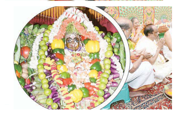 సాకంబరీదేవిగా దుర్గమ్మ దర్శనం