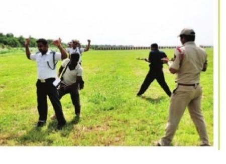 గన్నవరం విమానశ్రయంలో మాక్ డ్రిల్