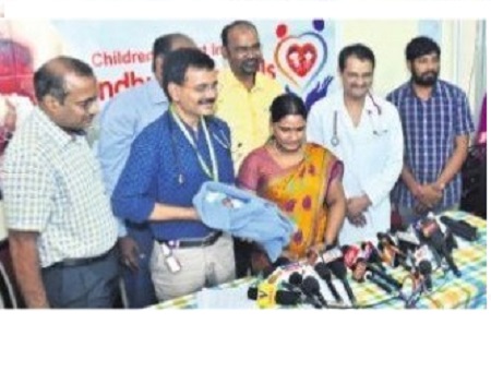 నవజాత శిశువుకు అరుదైన గుండె శాస్త్ర చికిత్స