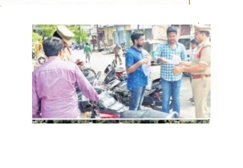 కాప్ లా ..  నగరంలో ఆపరేషన్ ఆన్ రోడ్