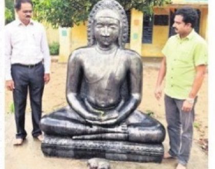 కృష్ణాలో బయల్పడిన 14వ శతాబ్ది బుద్ధ విగ్రహం