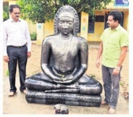 కృష్ణాలో బయల్పడిన 14వ శతాబ్ది బుద్ధ విగ్రహం