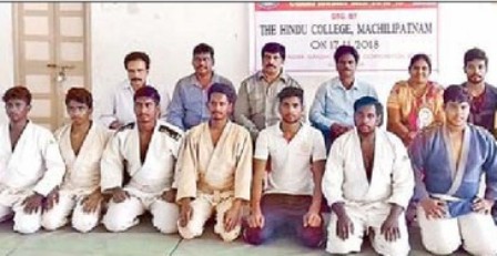 జూడో  పోటీలకు కృష్ణా వర్సిటీ జట్టు