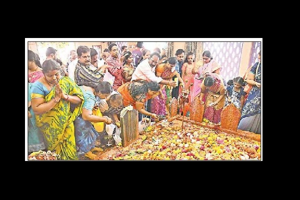 నాగేంద్రునికి నీరాజనం