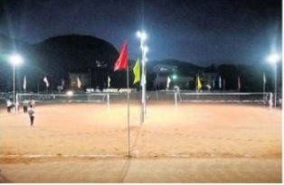 వాలీబాల్ టోర్నీకి  సర్వo సిద్ధం