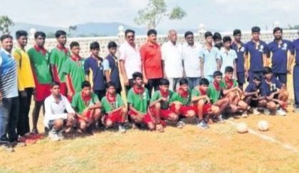 హ్యాండ్ బాల్ విజేత విజయవాడ టీమ్