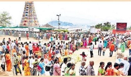ఇంద్రకీలాద్రిపై కార్తీక సందడి
