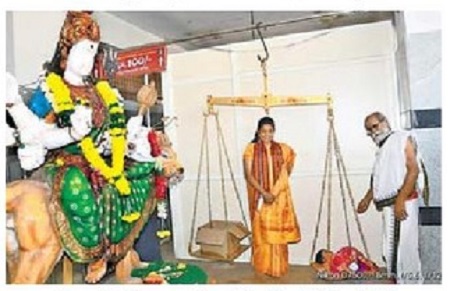 తులభార సేవకు ప్రత్యేక ఏర్పాట్లు