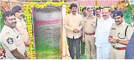 సత్యనారాయణపురం పోలీసు స్టేషన్ భవనానికి శంకుస్థాపన