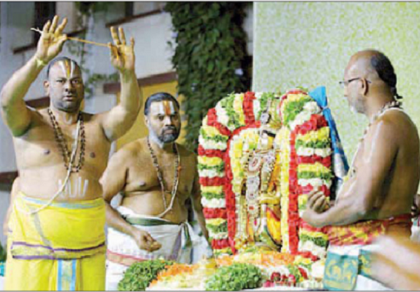 కనుల పండువగా శ్రీ వెంకటేశ్వరస్వామి కళ్యాణం