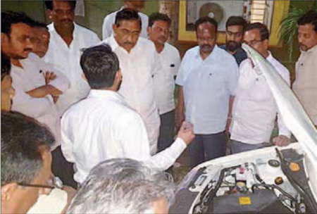 వీయంసీకి చేరిన బ్యాటరీ వాహనాలు