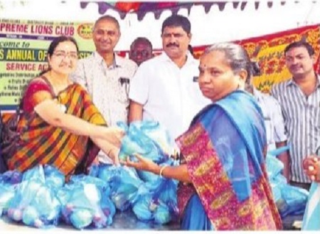 లయన్స్ సుప్రీమ్ విస్తృత సేవకార్యక్రమాలు