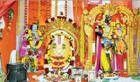 ఆకట్టుకుంటున్న సింహాద్రి అప్పన్న ఉత్సవాల సెట్టింగ్‌లు