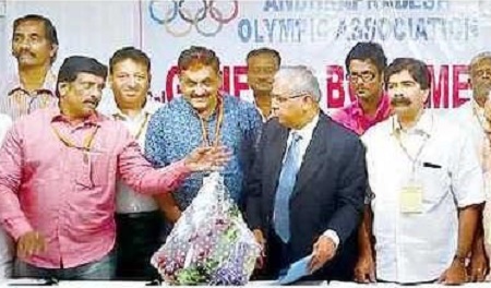 రాష్ట్ర ఒలింపిక్ సంఘం నూతన కమిటీ ఎన్నిక