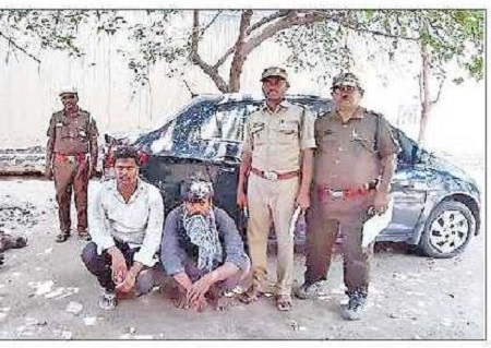 అడవి పందులను అక్రమ రవాణా :ఇద్దరు అరెస్ట్..!