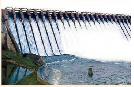 బ్యారేజికి సాగర్ జలాలు