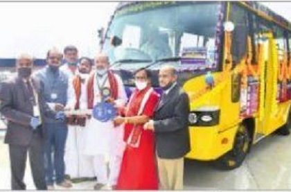 దుర్గగుడికి ఎస్బీఐ విరాళం