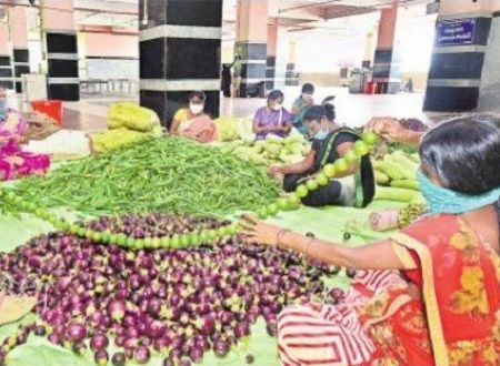 దుర్గగుడికి శాకంబరి శోభ