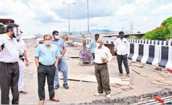 తుది దశకు కనకదుర్గ ఫ్లైఓవర్ పనులు
