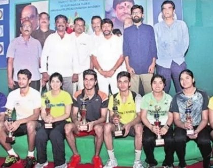 ముగిసిన ఆల్ ఇండియా సీనియర్ బ్యాడ్మింటన్ టోర్నీ