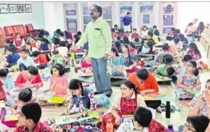 చిత్రకళతో సృజనాత్మకతకు పదును