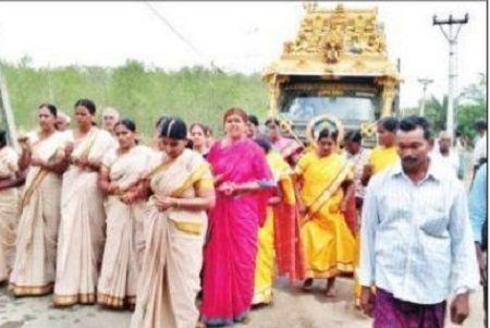 ప్రచార రథానికి పల్లెల్లో ఘన స్వాగతం
