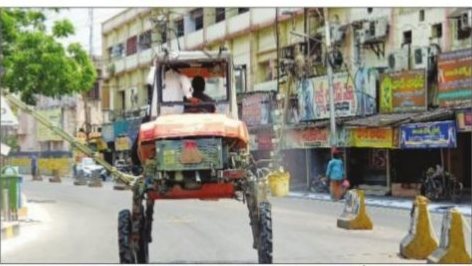 నగరంలో బూమ్ స్ప్రే మిషన్లు