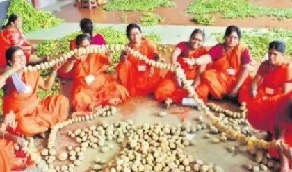 శాకంబరి ఉత్సవాలకు సర్వం సిద్దం
