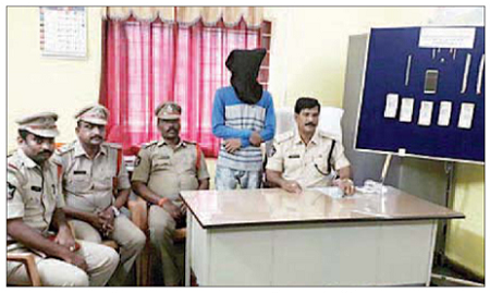 చోరీ కేసులో నిందితుని అరెస్టు