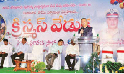 పోలీసు కమిషనరేట్‌లో సెమీ క్రిస్మస్ వేడుకలు