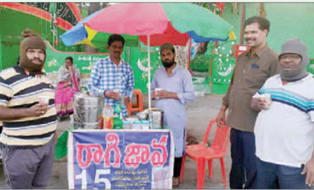 నోరూరిస్తున్న రాగిజావ!