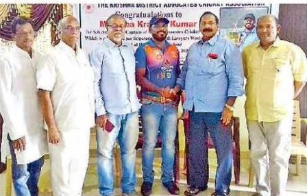 భారత న్యాయవాదుల క్రికెట్ జట్టులో నగరవాసి