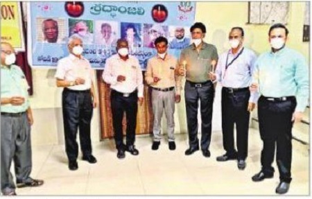 కొవిడ్ - 19 హీరోస్ కు సత్కారం