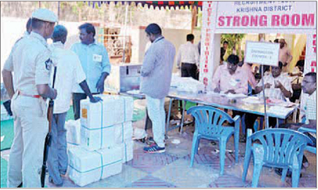 గ్రామ సచివాలయ ఉద్యోగ నియామక పరీక్షలకు పకడ్బందీ ఏర్పాట్లు