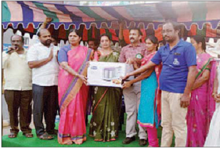ఉత్సాహంగా హెల్పింగ్ హ్యాండ్స్ ముగ్గుల పోటీలు