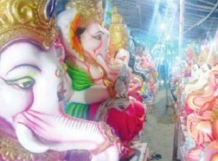 చవితికి గణనాథులు సిద్ధం