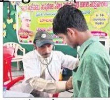 జువైనల్ హోమ్ లో బాలురకు వైద్య పరీక్షలు