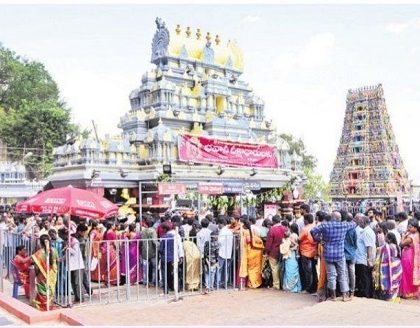 నిష్టతో దీక్ష..  విరమణ ఏర్పాట్లు చకచకా