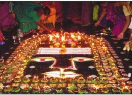 ఆలయాల్లో ఆకాశ దీపాలు, జ్వాలా తోరణాలు