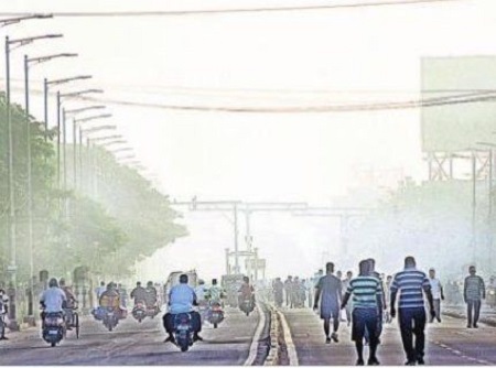 బెజవాడపై మంచుతెర