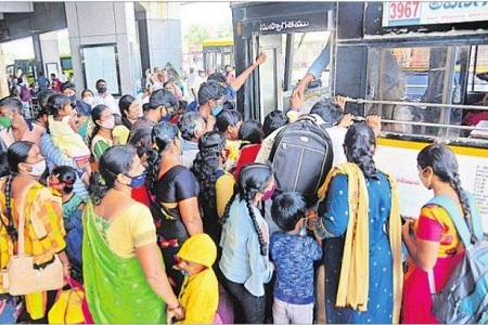 ఆర్టీసీలో సంక్రాంతి జోష్