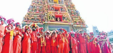 పూర్ణాహుతితో ముగిసిన దీక్షలు