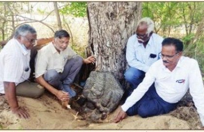 మోటుపల్లిలో బయల్పడిన 16వ శతాబ్దినాటి లక్ష్మీనరసింహస్వామి విగ్రహం
