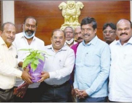 కలెక్టర్‌కు సత్కారం