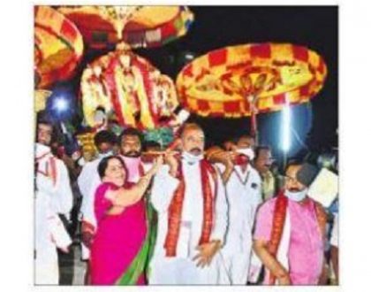 ఇంద్రకీలాద్రిపై నగరోత్సవం