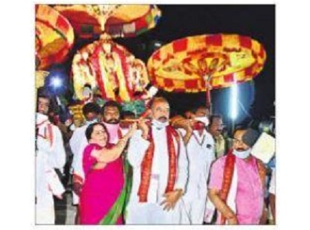 ఇంద్రకీలాద్రిపై నగరోత్సవం