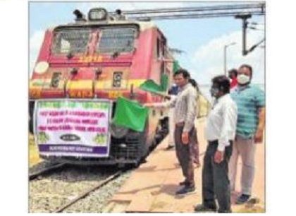 నూజివీడు నుంచి ఢిల్లీకి మామిడి పండ్లు