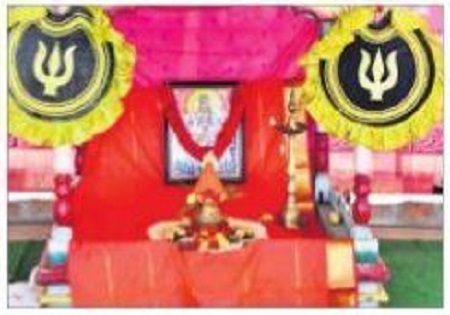దుర్గమ్మ సన్నిధిలో సూర్యోపాసన సేవ